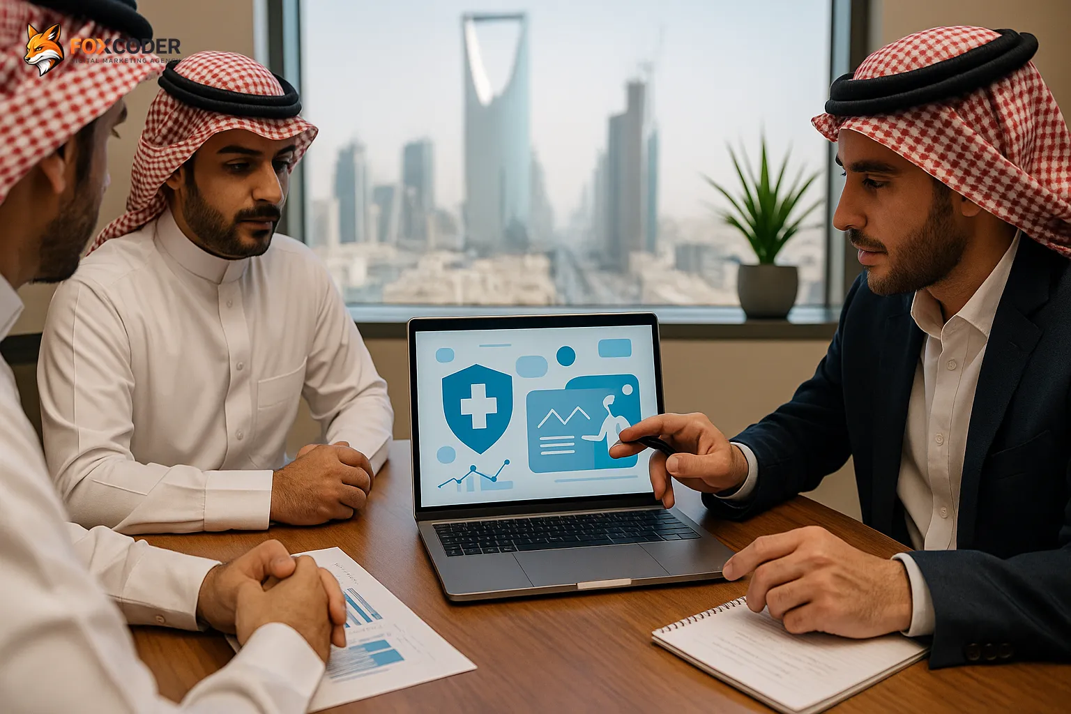 أفضل شركة تصميم مواقع للشركات الطبية في السعودية: لماذا تختار Fox Coder؟