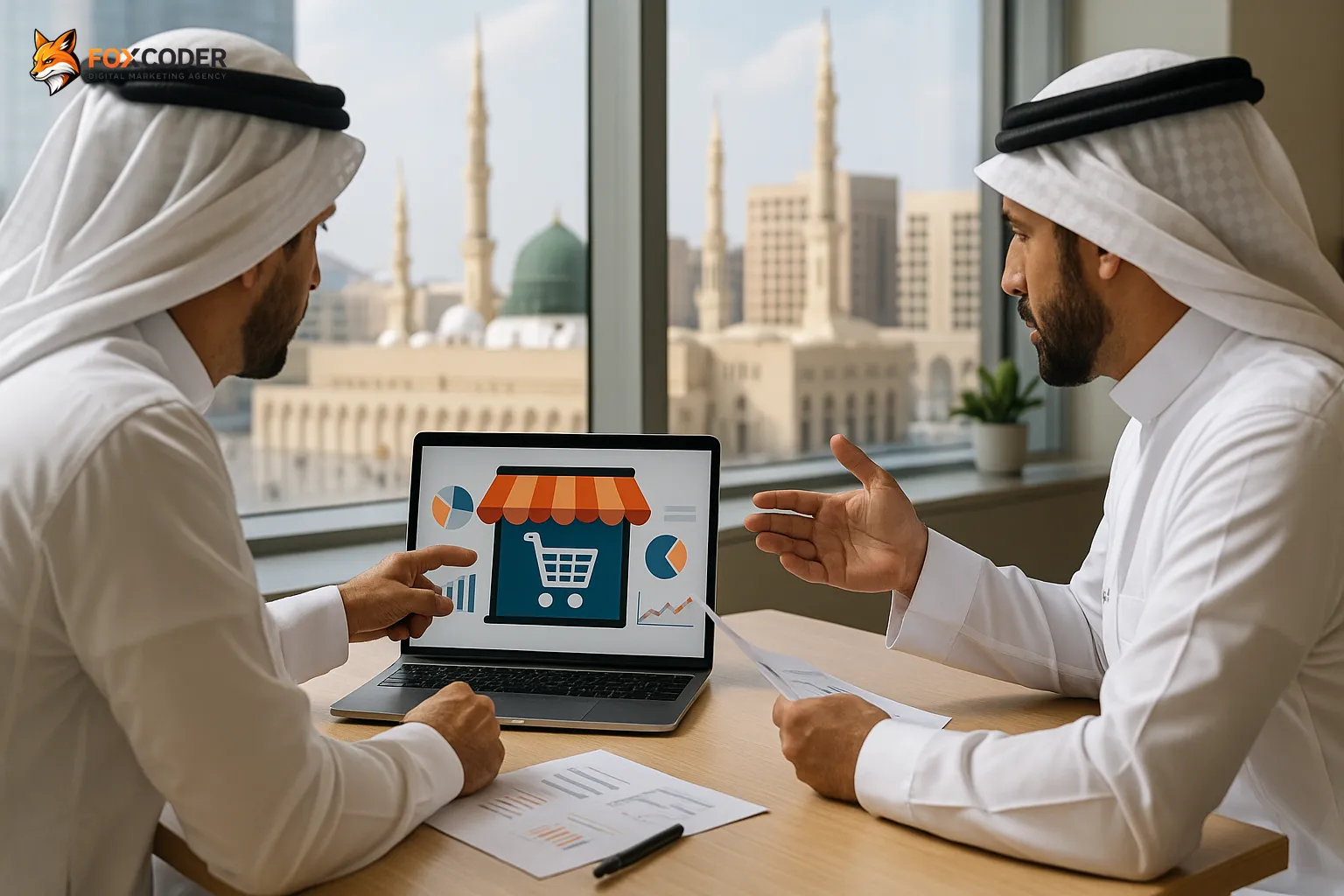 تصميم متجر إلكتروني في المدينة المنورة: دليل الاختيار