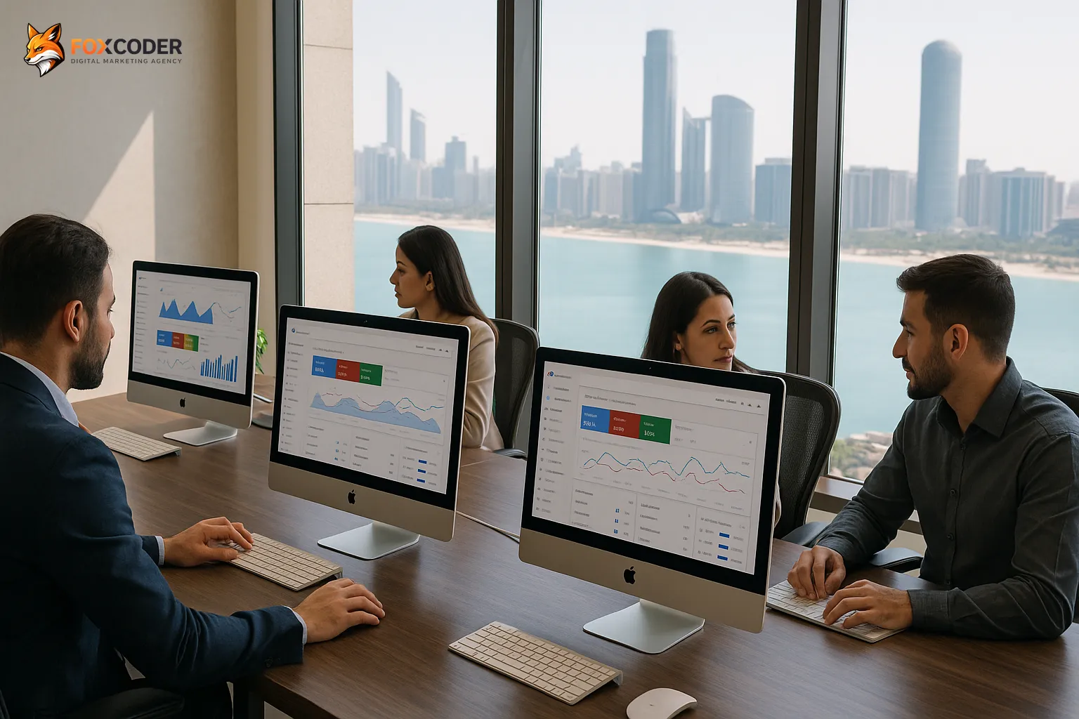 إدارة إعلانات جوجل في أبوظبي للشركات الخدمية: كيف تحقق أفضل النتائج محلياً مع Fox Coder