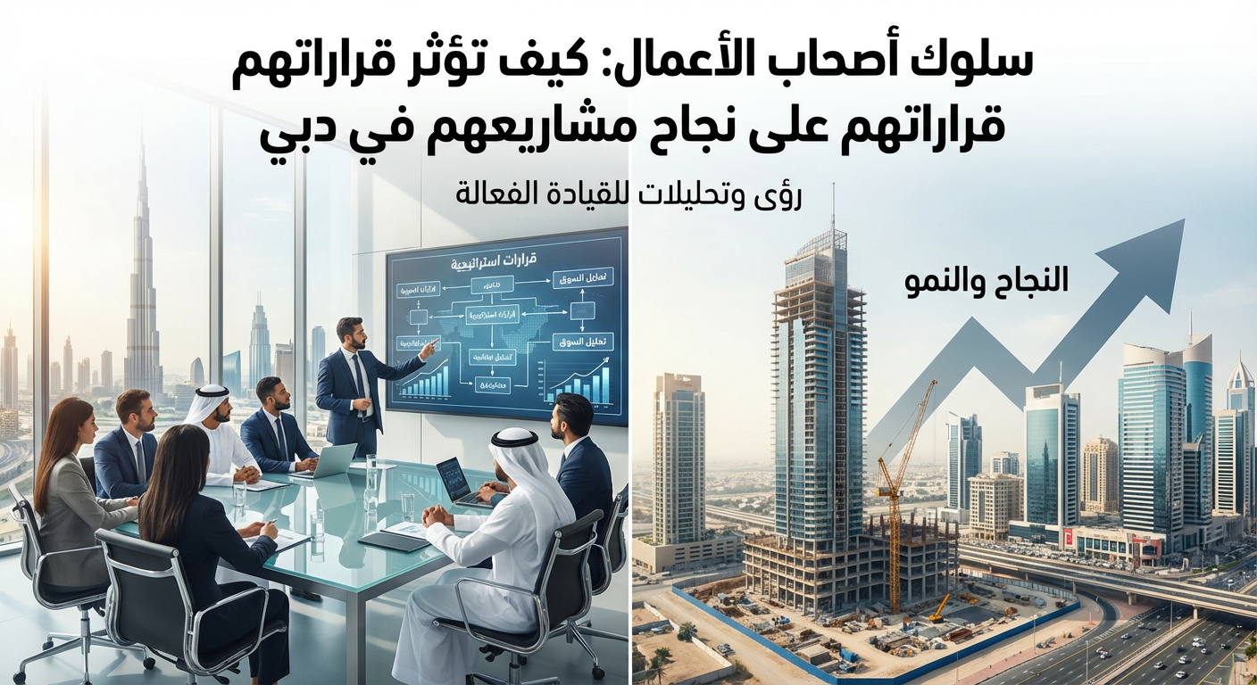 وسلوك أصحاب الأعمال: كيف تؤثر قراراتهم على نجاح مشاريعهم في دبي