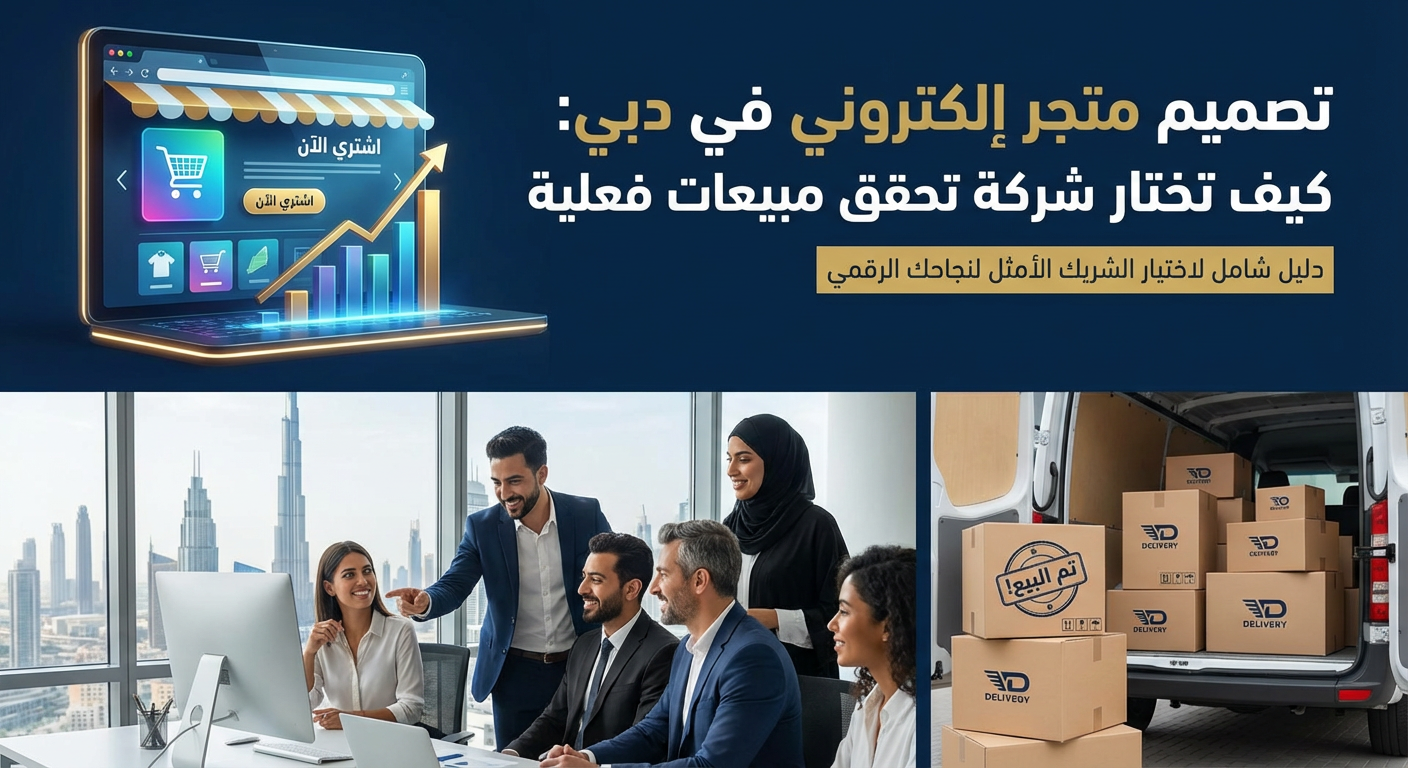 تصميم متجر إلكتروني في دبي: كيف تختار شركة تحقق مبيعات فعلية